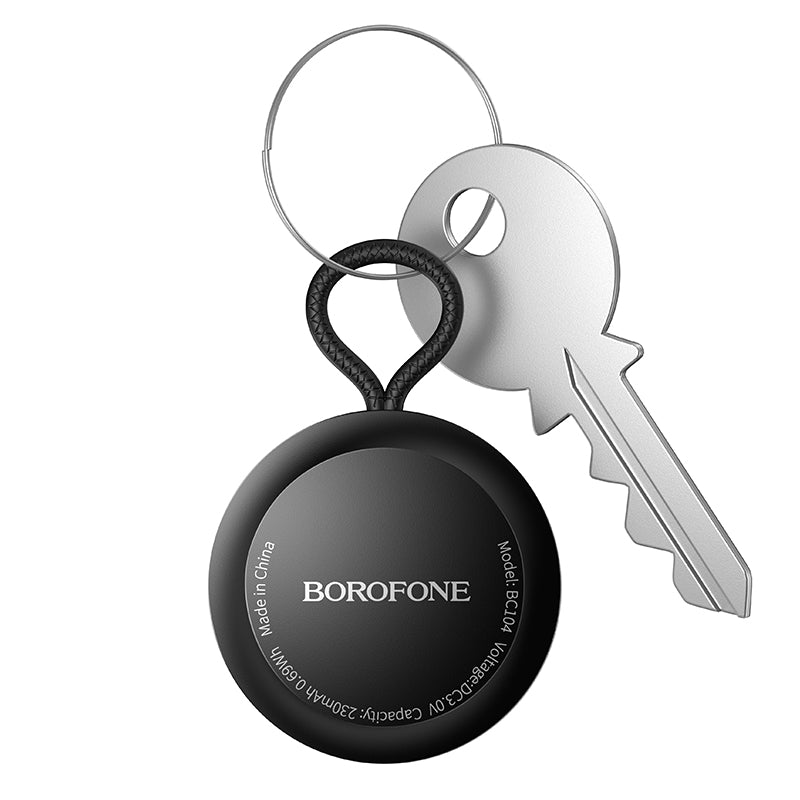 Borofone BC104 Anti-Lost Device with Apple Find My – Intelligent GPS Positioning Tracker for Keys, Bags, Luggage, and Vehicles – Smart Locator Borofone BC104 Anti-Lost Device with Apple Find My – Intelligent GPS Positioning Tracker for Keys, Bags, Luggage, and Vehicles – Smart Locator